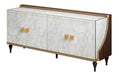 Romantica - 4 Doors Buffet - Light Beige / Brown Walnut Arredoclassic Italy