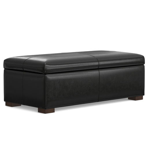 Gabbie - Coffee Table Upholstered Storage Ottoman Simpli-Home
