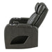 Taddeo - Power Motion Recliner With Power Headrest, USB, Wireless Charger & LED - Dark Gray ACME