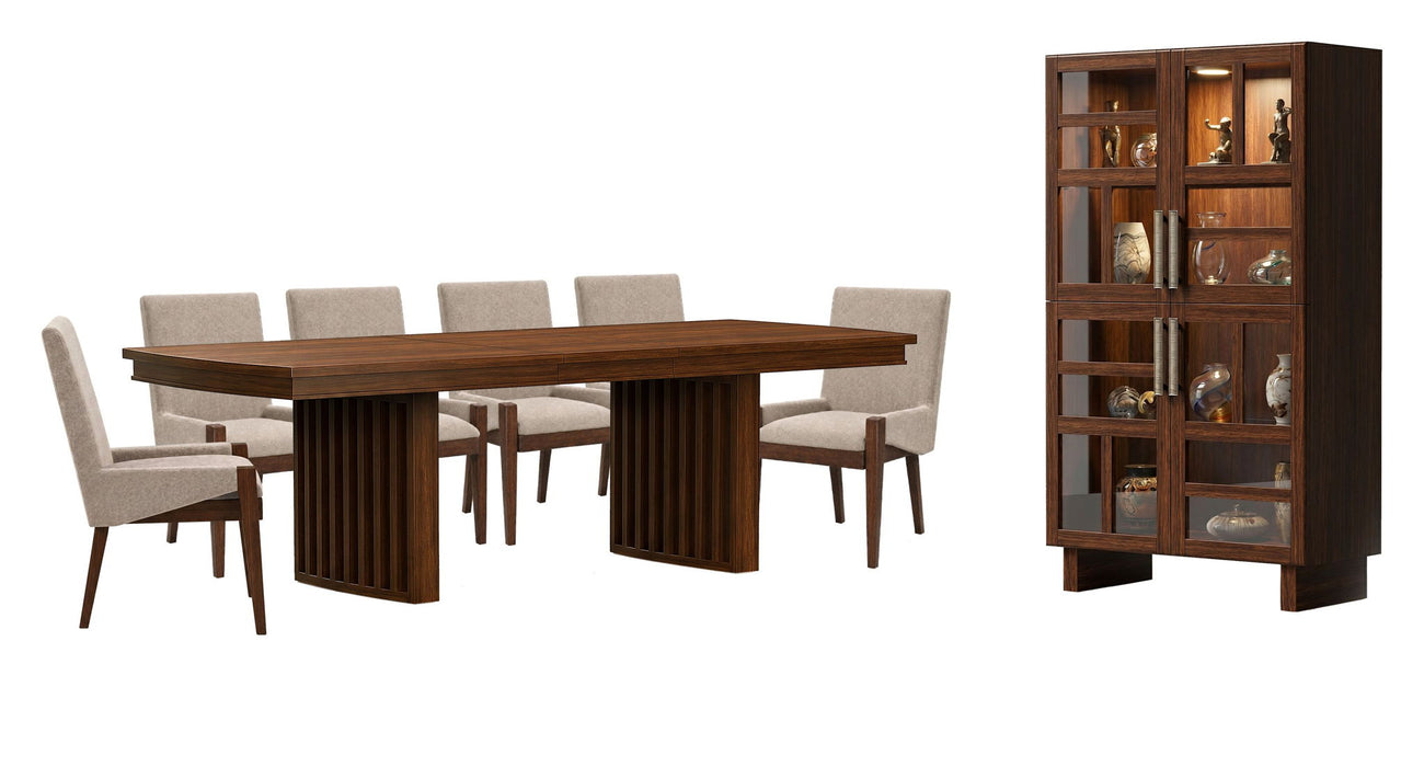 Reena - Extendable Trestle Dining Table Set Magnussen Furniture
