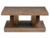 Lansbury - Square Cocktail Table With Casters - Antique Wheat Magnussen Furniture