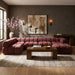 Orin - 6 Piece Modular Sectional (3 Modular Chairs, 2 Corner Chairs & Ottoman) Meridian Furniture