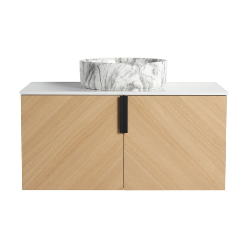 Wall Mounted Design Bathroom Vanity & Art Sink Home Essentials