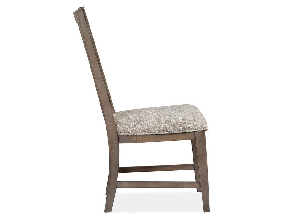 Paxton Place - Dining Side Chair With Upholstered Seat (Set of 2) - Dovetail Gray Magnussen Furniture