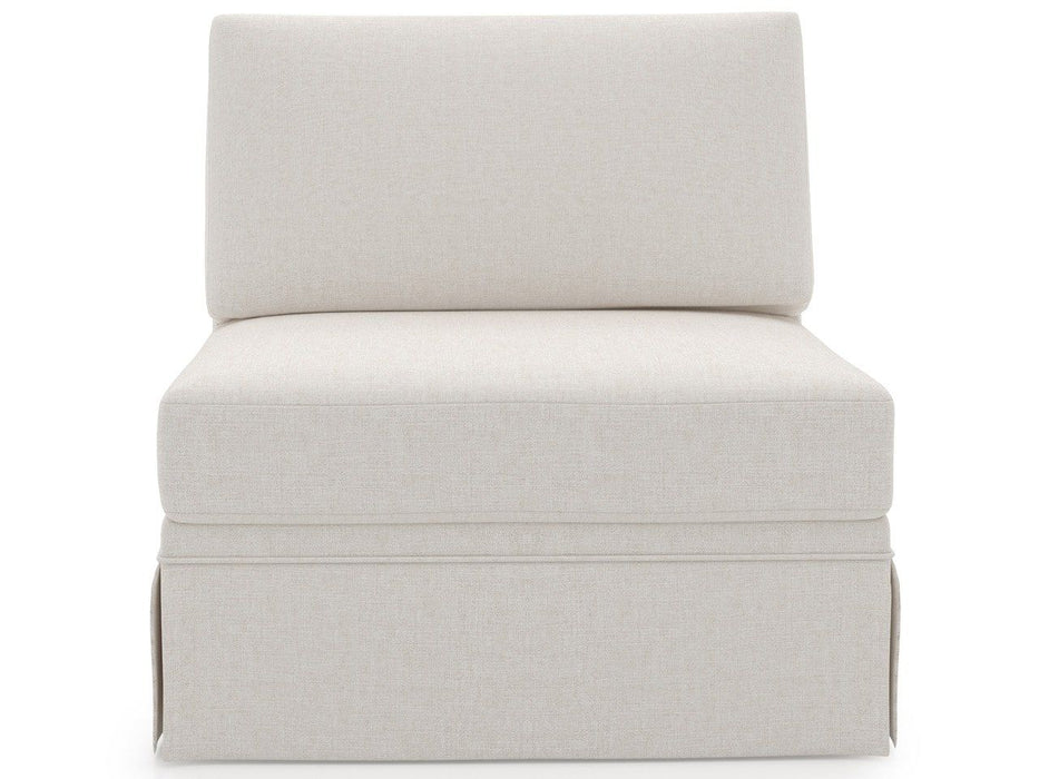 Filmore - Skirted Armless Chair, Special Order - White Universal Furniture