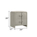 Aria - 2 Drawer Nightstand - Beige Matrix Furniture Group