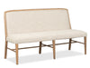 Woodward - Upholstered Bench - Dark Clove / White Magnussen Furniture