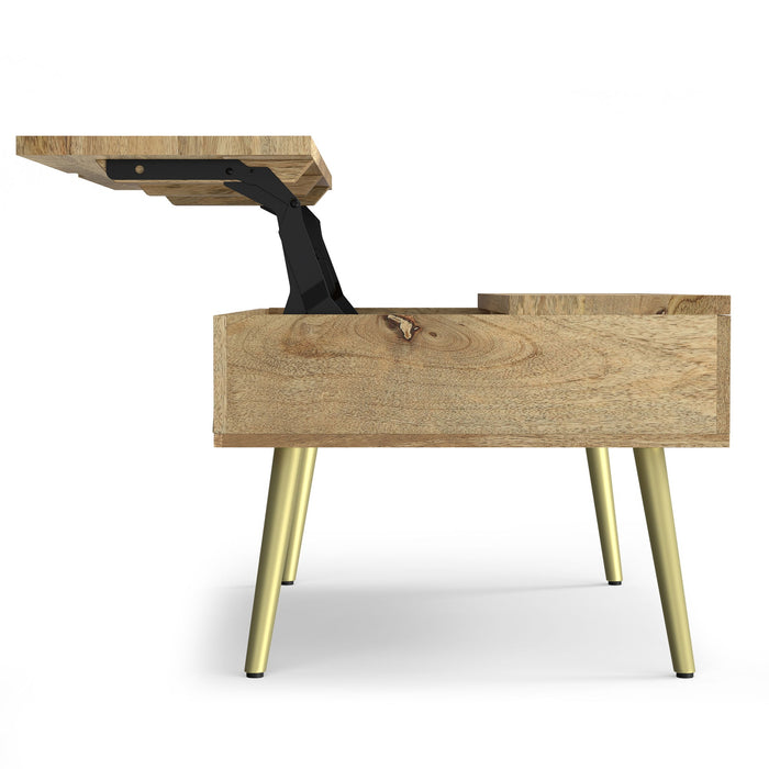 Jager - Lift Top Coffee Table Handcrafted Simpli-Home
