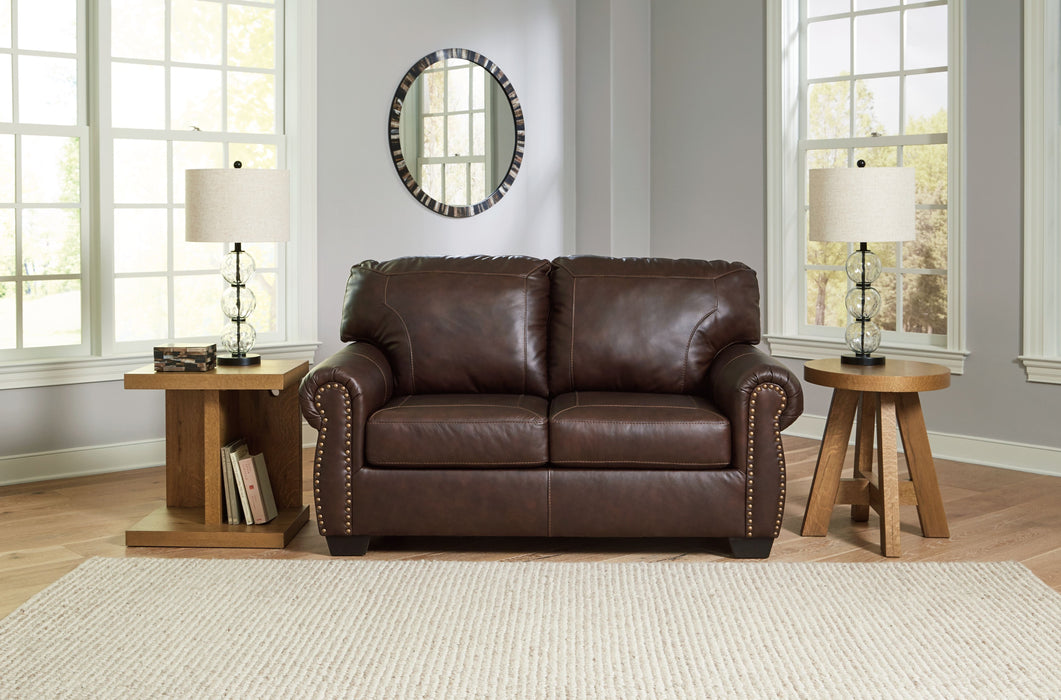 Colleton - Loveseat - Dark Brown Signature Design by Ashley®