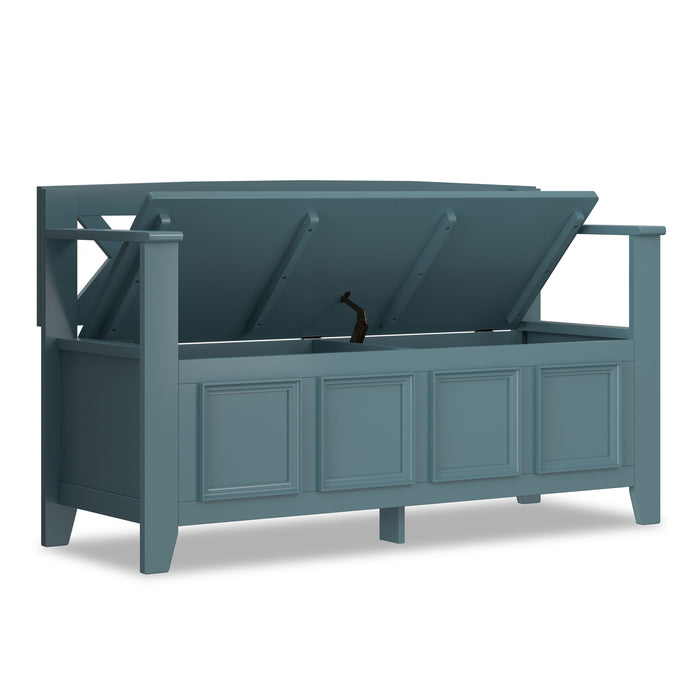 Amherst - Compact Entryway Storage Bench Simpli-Home