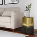 Curtis - Ombre Metal Cylinder Accent Table Simpli-Home