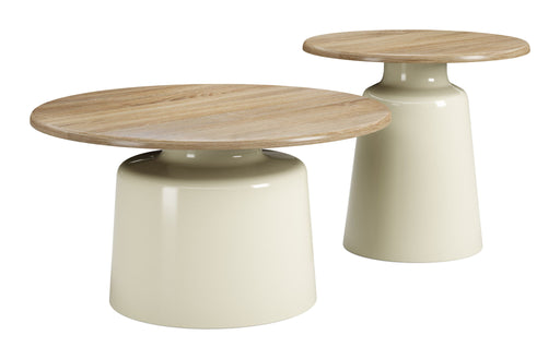 Lireen - Coffee Table Set - Natural / Ivory Zuo Modern