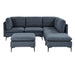 Upholstered Modular Sectional & Tall Legs Home Essentials