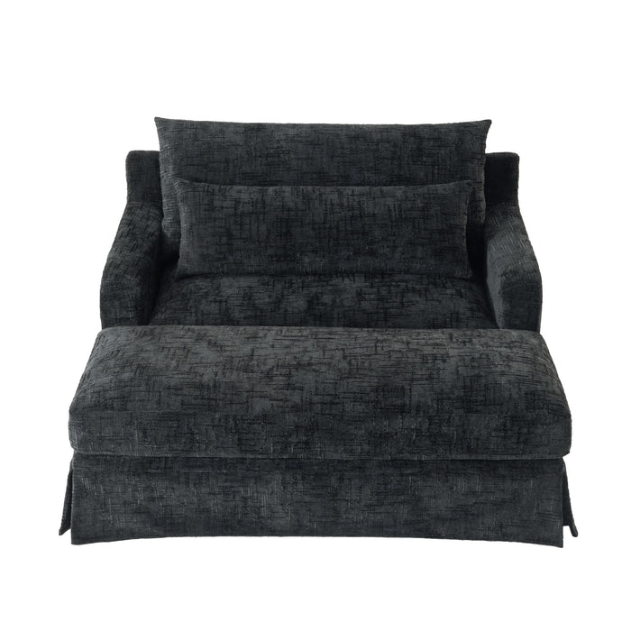 Sofa Bed Loveseat With Textured Surface And 2 Cushions Hearth and Haven