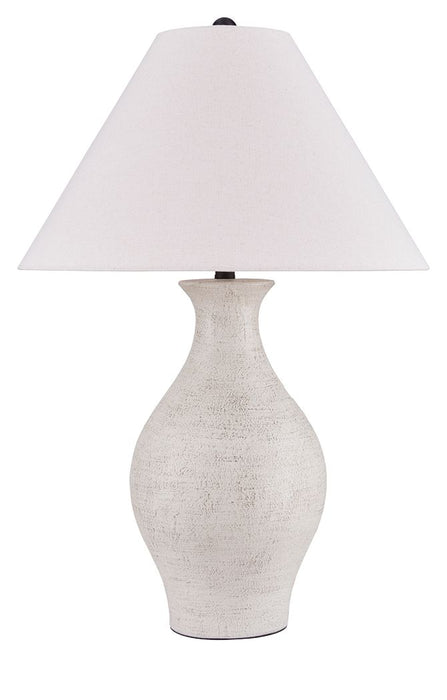 Ashbend - Ceramic Table Lamp - Antique White Signature Design by Ashley®