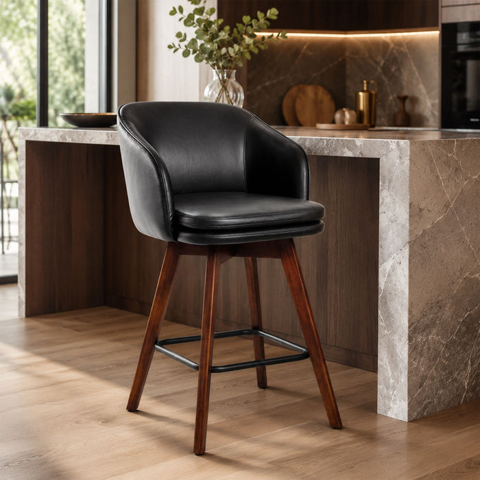 Adjustable Bar Stool - Antique Black Home Essentials