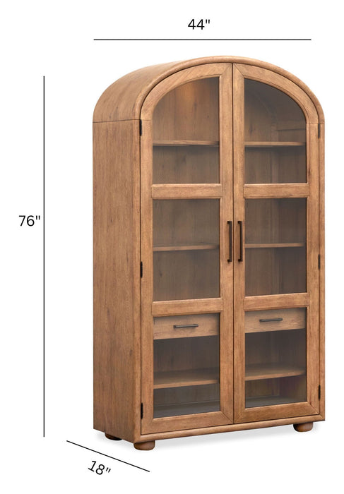Woodward - Display Cabinet - Dark Clove Magnussen Furniture
