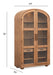 Woodward - Display Cabinet - Dark Clove Magnussen Furniture