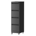Drawer Metal Locking Vertical File Cabinet With Wheels Heavy Duty Lockable Storage Home Essentials
