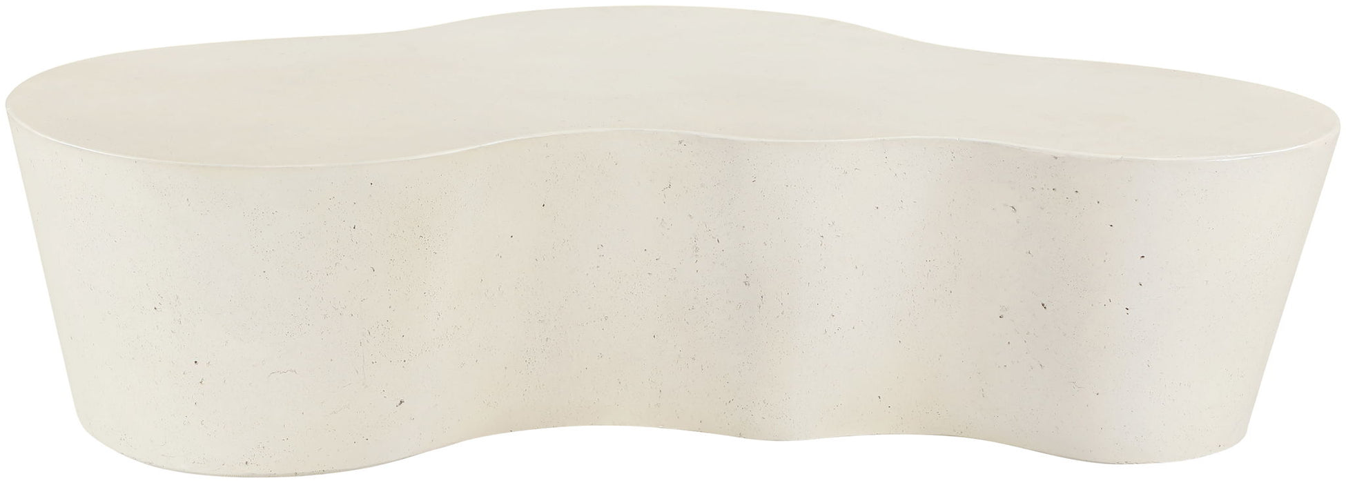 Monza - Concrete And Fiberglass Indoor / Outdoor Coffee Table - Cream Meridian Furniture