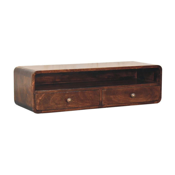 Floating Open Console - Walnut Artisan Furniture