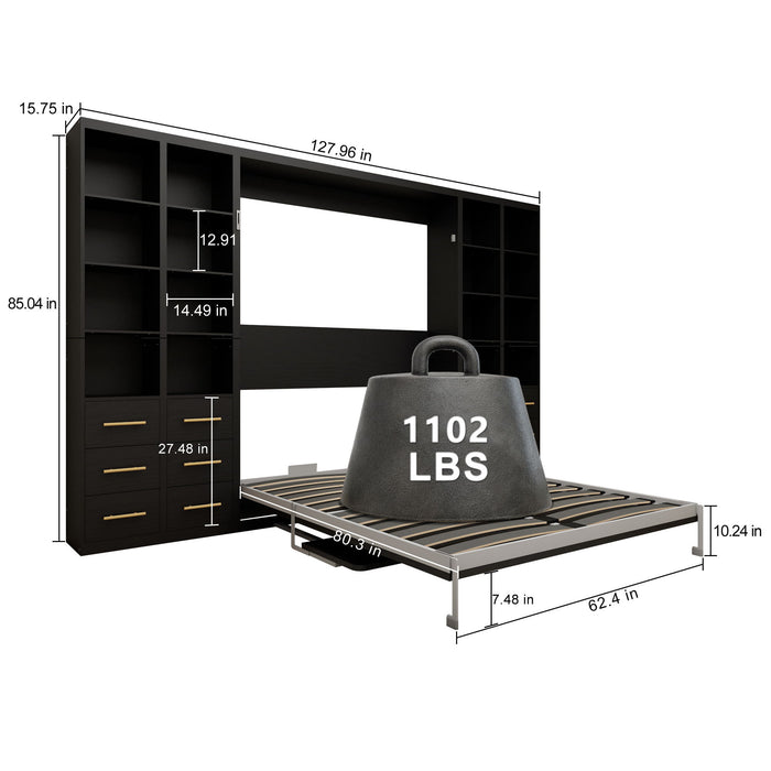 Multifunctional Vertical Murphy Wall Bed Home Essentials