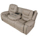 Power Reclining Sofa With USB Ports, Drop Down Table & Adjustable Headrest - Toffee Home Essentials