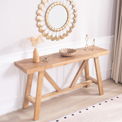 A-Frame Console Table - Natural Home Essentials