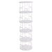 Rotating Bookshelf Tower 5 Tier Spinning 360 Degree Revolving Storage Shelf Home Essentials