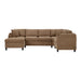 U Shaped Sectional Sofa, Corner Living Room Couch With Built In Cup Holders, Storage, USB Ports Hearth and Haven