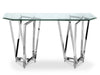 Lenox Square - Rectangular Sofa Table - Chrome Magnussen Furniture