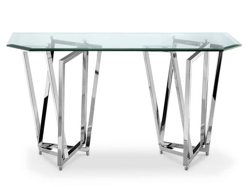 Lenox Square - Rectangular Sofa Table - Chrome Magnussen Furniture