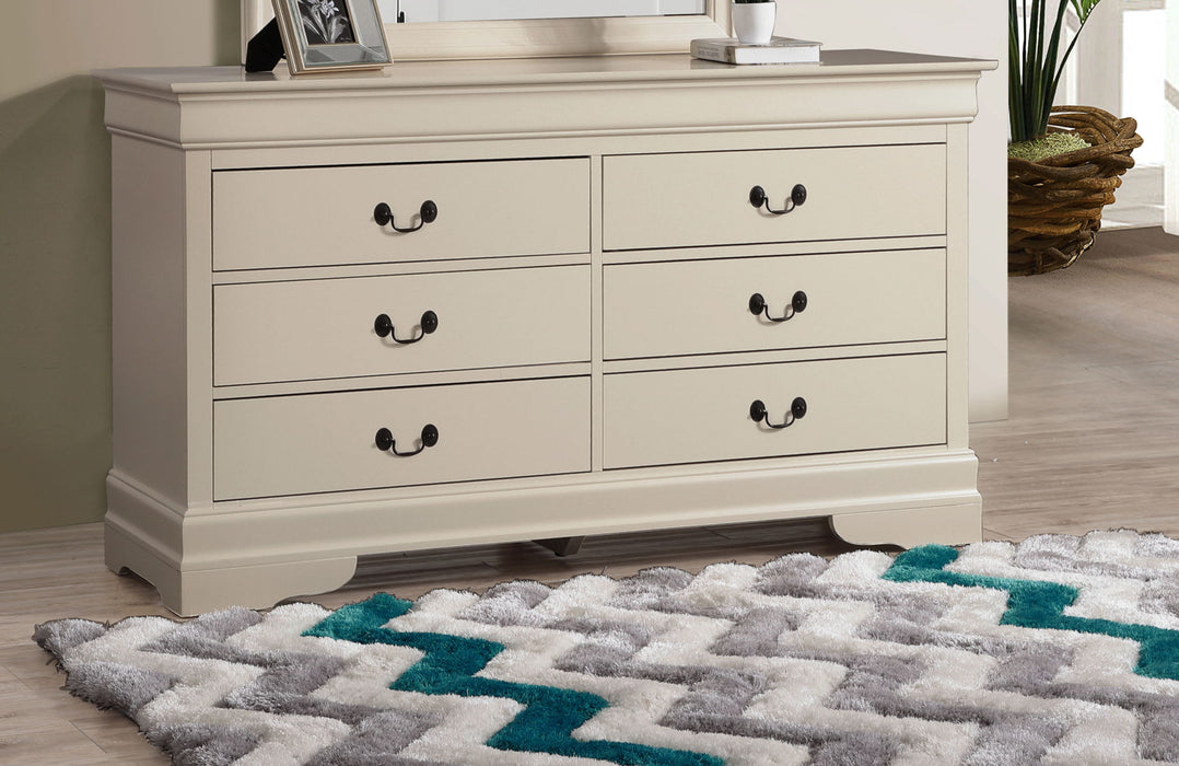 Louis Phillipe - 6-Drawer Dresser