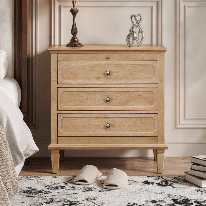 3 Drawer Nightstand With Charging Station, Bedside Table With USB & Type C Port And 2 AC Outlets Home Essentials