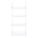 Cimarron - Ladder Bookcase With 4 Shelves - Clear Furniture Max