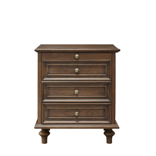 Farmhouse Nightstand With 4 Drawers Home Essentials
