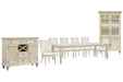 Newport - 9 Piece Extendable Rectangular Dining Table Set Magnussen Furniture