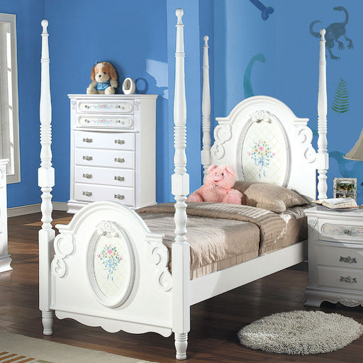 Flora - Bed With Poster ACME