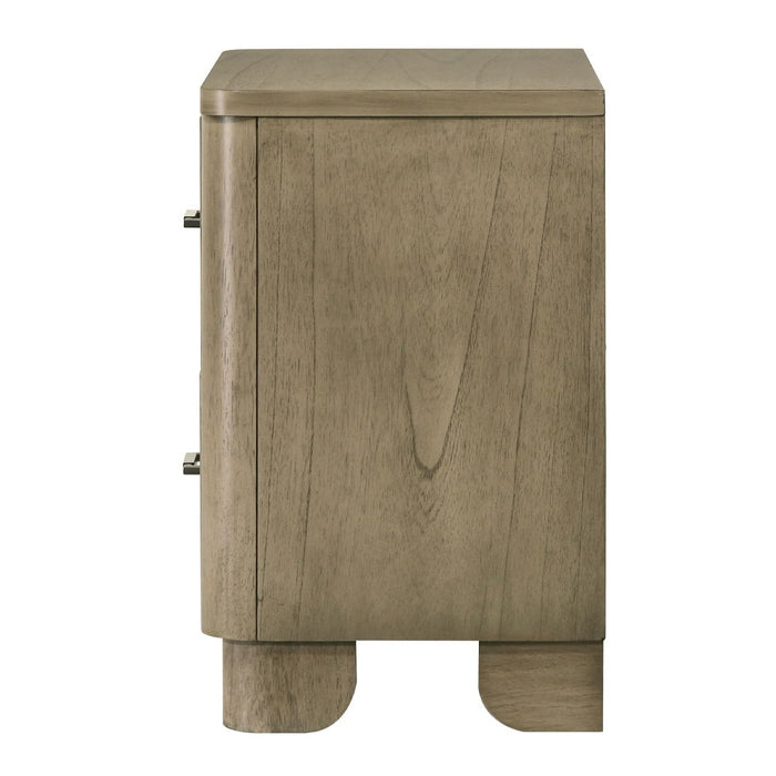 Lakkari - Nightstand - Antique Oak ACME