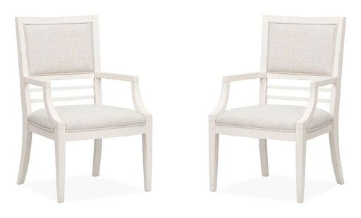 Echo Isles - Upholstered Arm Chair (Set of 2) - Sea Pearl And Driftwood Magnussen Furniture