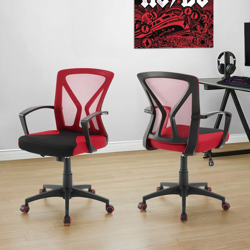 Office Chair With Adjustable Height, Swivel - Black 8th Street