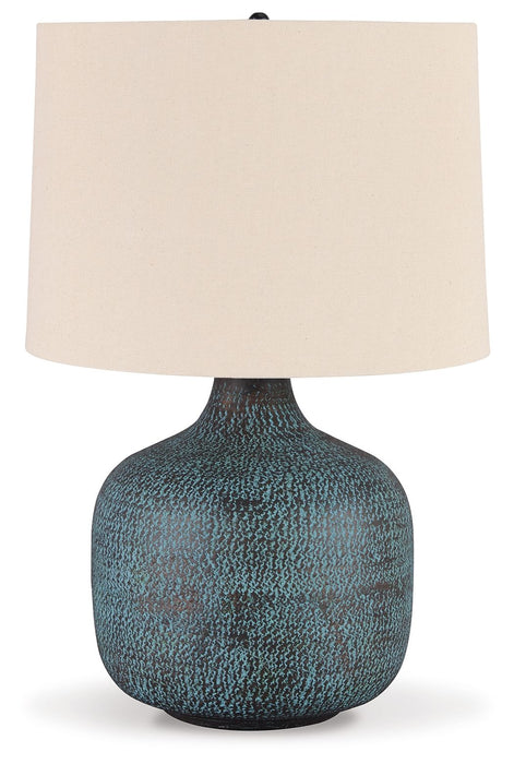Malthace - Metal Table Lamp  - Patina Signature Design by Ashley®