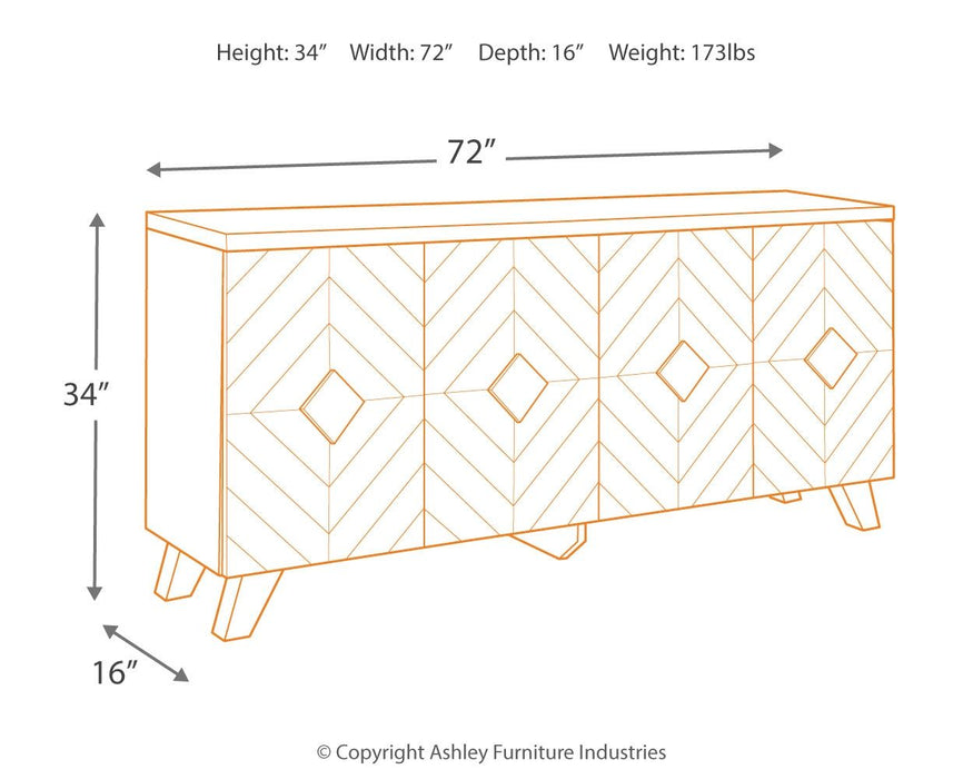 Robin - Brown / Beige - Accent Cabinet