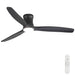 52" Ceiling Fan With Light, Dimmable DC Reversible Motor, 3 Blades Daily Nest