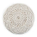 Coates - Round Macrame Pouf - Natural Simpli-Home
