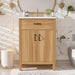 Bathroom Vanity With Flip Drawer, 2 Soft Close Doors, Adjustable Shelf And Ceramic Sink Hearth and Haven