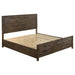 Greely - Eastern King Storage Bed - Brown Furniture Max