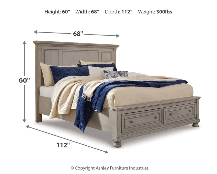Lettner - Panel Storage Bed Signature Design by Ashley®