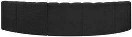 Arc - Boucle Fabric 5 Piece U-Shaped Modular Sofa Meridian Furniture