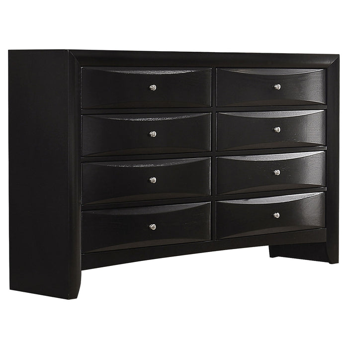 Palamino - 8 Drawer Dresser - Black Furniture Max